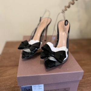 ❌SOLD❌GIANVITO ROSSI Vernis Plexi Heel
